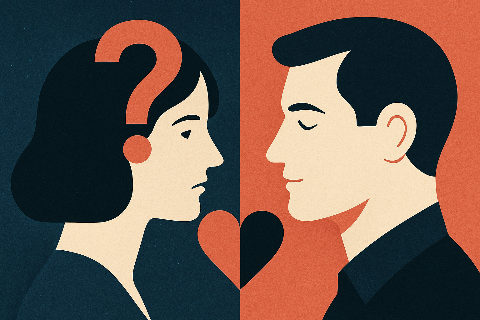 أسئلة OkCupid مقابل مطابقة L'Amore Vince الموجهة للتوافق